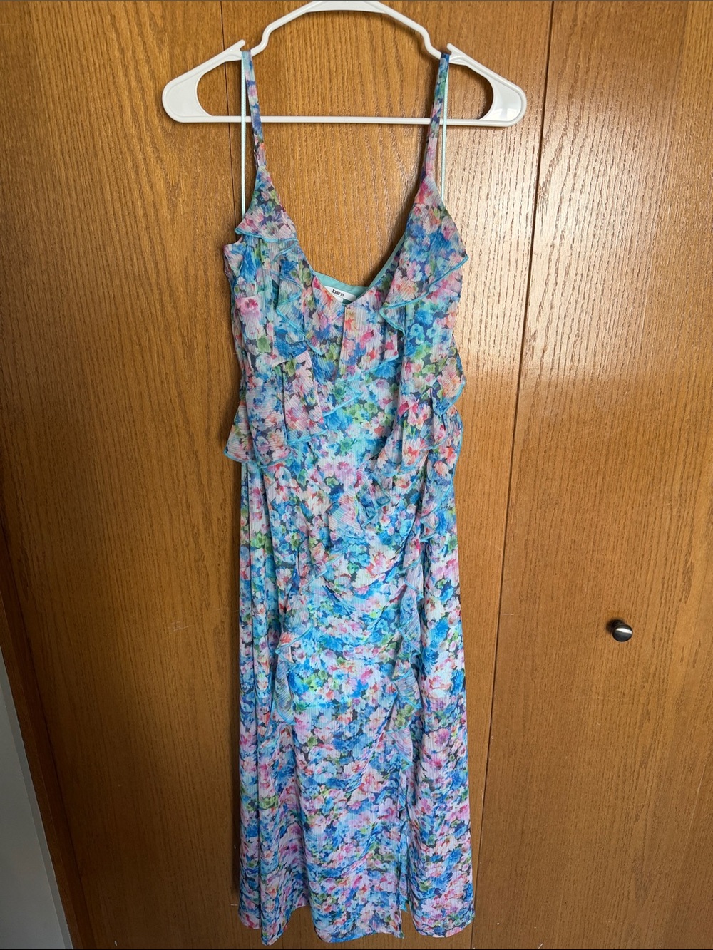 Floral Ruffle Maxi Dress